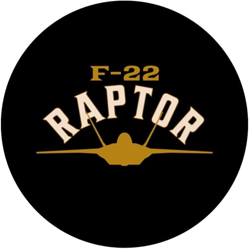 Miniatura 3 de F-22 Raptor Military Fighter Jet Aircraft Design PopSockets Swappable PopGrip