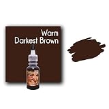 Custom Cosmetic Colors Permanent Makeup Warm Darkest Brown Pigment Cosmetic for Eyebrow and Eyeliner