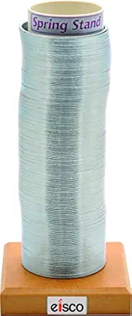 EISCO Super Ultimate Wave Form Helix with Wooden Stand, 20cm Closed Height