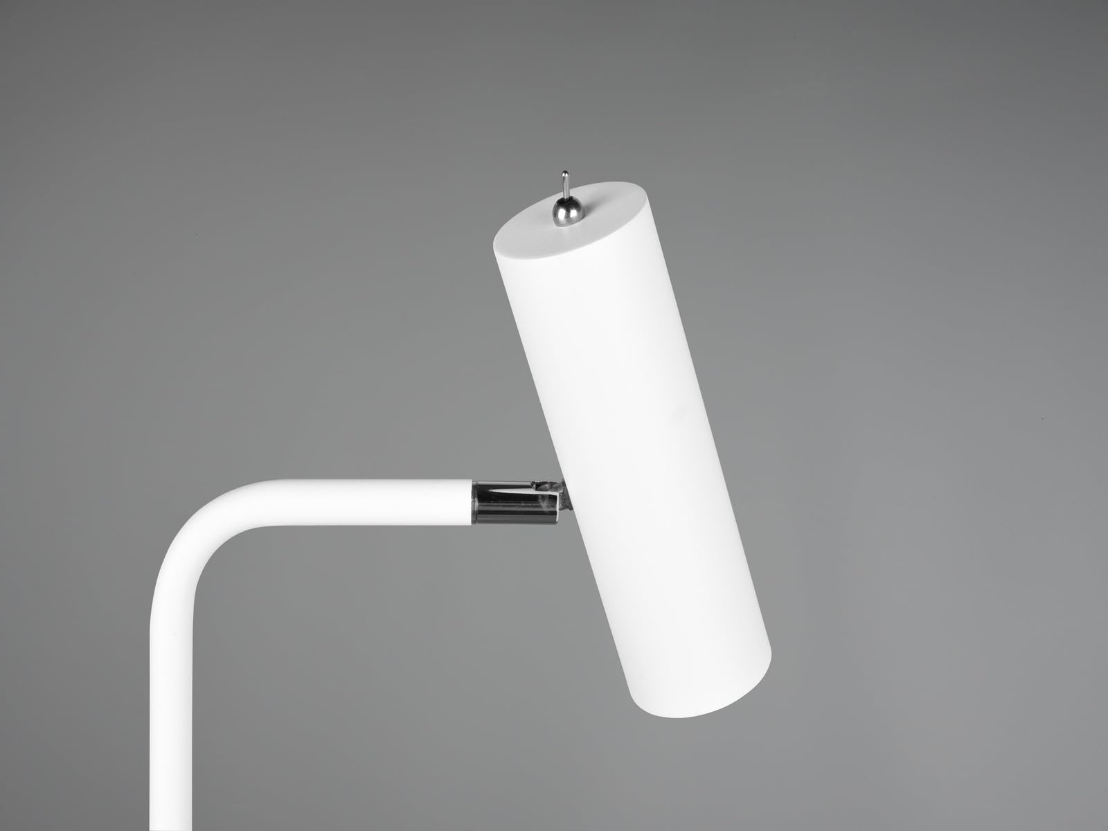 Trio-Leuchten Metalowa lampa podłogowa biała
