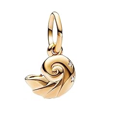 Gold Fish Shell Dangle Charm