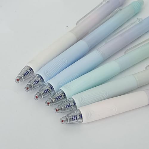 6 bolígrafos retráctiles de tinta de gel borrable 0.5 mm miniatura 4