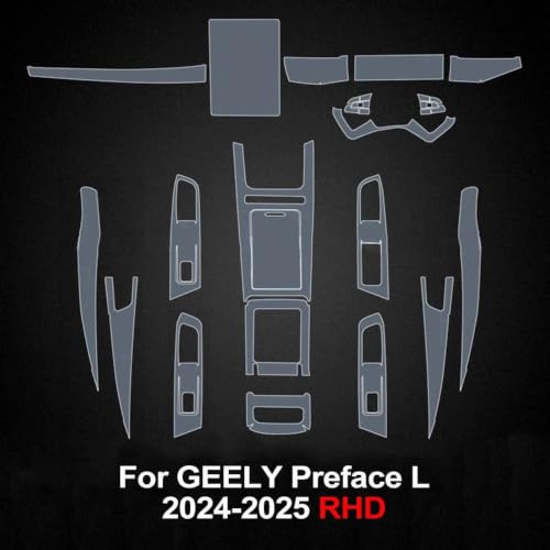 Protector de pantalla para Geely Preface L 2024, cuida el interior de tu coche cada día 2