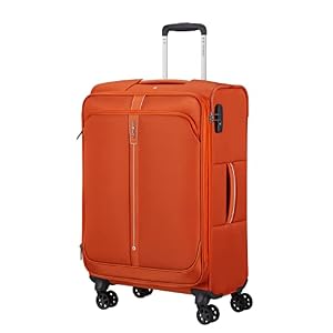 Samsonite Popsoda – Spinner L, uitbreidbare koffer, 78 cm, 105/112,5 L, oranje (oranje), oranje (orange), Koffer en trolleys