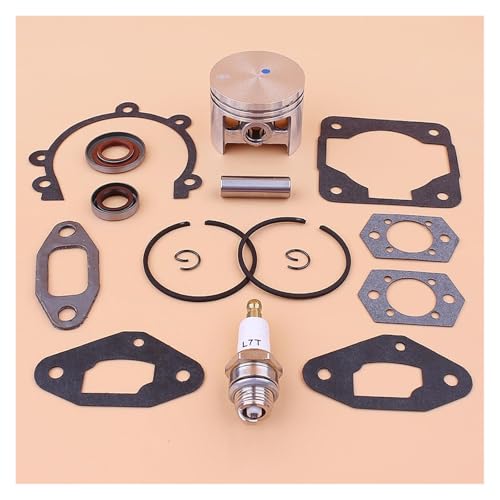 Kit de pistón de 46 mm for stihl SR420 SR400 BR320 BR380 BR400 BR420 Bloqueo de Hojas Juego de bujías de Sello de Aceite de Junta Completa