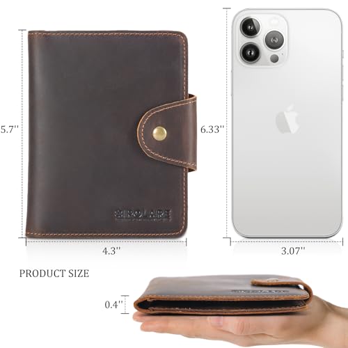 Polare Slim RFID Blocking Wallet for 2 Passports