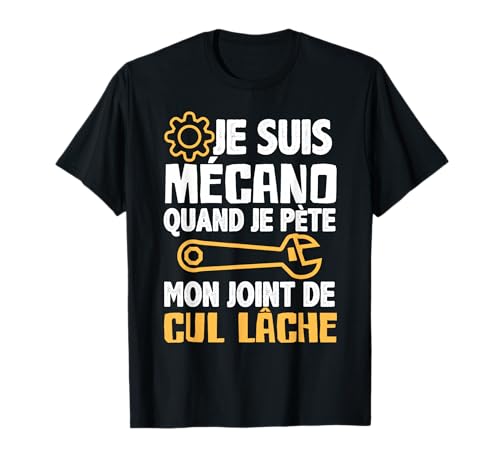 Photo de Je Suis Mecano Outil Humour Mecanicien Homme Femme Cadeau T-Shirt