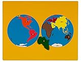 Geografische Rückschlüsse ziehen lernen, die Montessori-Farben helfen dabei
