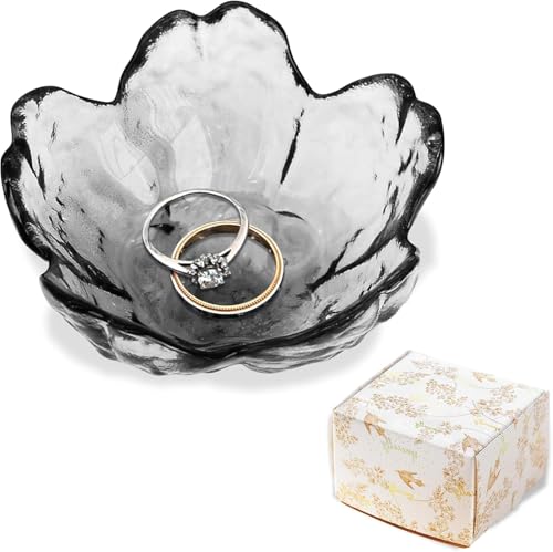 Regalos para mujer, plato de baratijas único de cumpleaños, regalos para el hogar para mujeres, bandeja de joyería, bonita decoración de habitación, accesorios estéticos para dormitorio, soporte para