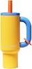 40oz Insulated Tumbler with Straw - 24hr Ice Cold, 12hr Hot, Leakproof Stainless Steel Travel Mug for Gym, Office, Car, Sweatproof, Gift-Ready insulated water bottle drinkware