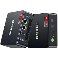 GMKtec Gaming Mini PC Ryzen 5 7640HS (stärker 6800H) mit grafikkarte AMD 760M, 32GB DDR5 RAM 512G M.2 SSD, Mini Desktop Computer mit Dual 2.5G LAN/WiFi 6E/Triple 4K Display/USB 4.0 für Spiele und Büro – Ansicht 1