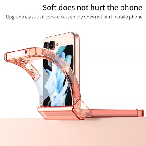 Étui antichoc Samsung Galaxy Z Flip 5 transparent idéal pour vos déplacements professionnels