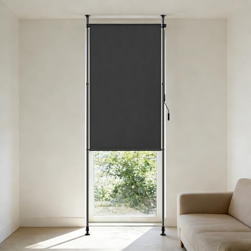【Spazio flessibile e privato】 Grazie al suo montaggio verticale, questa tenda da sole blocca efficacemente i raggi UV e la luce solare diretta. Offre una vista libera e protegge contemporaneamente la tua privacy – per un rifugio privato sul tuo balcone o terrazzo.
