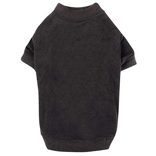 Zack & Zoey Basic Tee Shirt for Dogs, 12' Small, Black