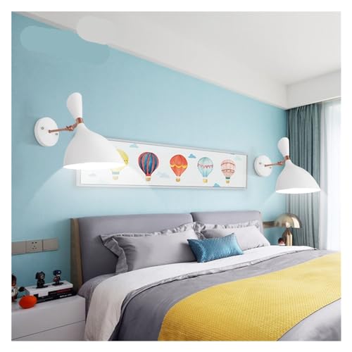 Applique murale salon LED E27 luminaire mural noir de chevet moderne - 3