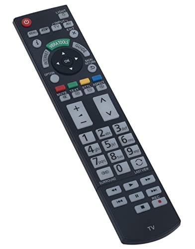VINABTY Replacement Remote N2QAYB000715 Suitable for PANASONIC Viera TV TX-P65ST50J TX-P65ST50Y TX-P65STW50 TX-P65VT50B TX-P65VT50E TX-P65VT50J TX-P65VT50T TX-P65VT50Y TX-PR42GT50 TX-PRST50 - Image 3