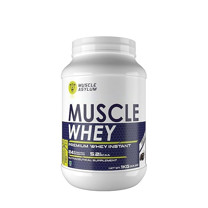 Muscle Asylum Premium Whey Protein | 1kg, 25 Servings | Cookie & Cream | With Genuine Lab Reports | Body Building & Recovery | Increased Muscles-image-24
