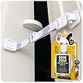 Door Buddy Door Latch Plus Door Stopper. Keep Dog Out of Litter Box and Prevent Door from Closing. This Cat Gate and Cat Door Alternative Installs in Seconds and is Easy for Cats and Adults to Use.