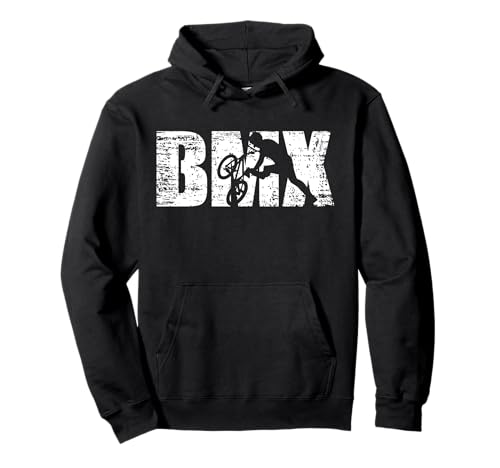 Cool Distressed BMX hoodie for BMX riders Pullover Hoodie