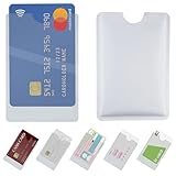 [ｂｅｎｒｉｉ] スキミング防止カードケース 5枚セット 中が見える 透明×アルミ仕様 クレジットカード ICカード マイナンバーカード対応 磁気干渉防止 RFIDブロッカー
