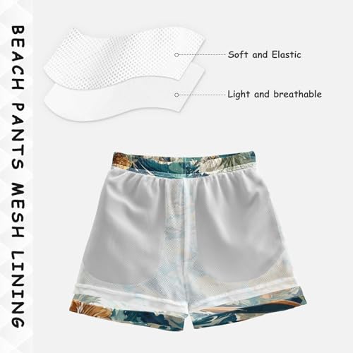 Boys Swim Trunks Astronaut Seawave Pineapple Toddler Swim Shorts Beach Board Shorts Swimsuit4