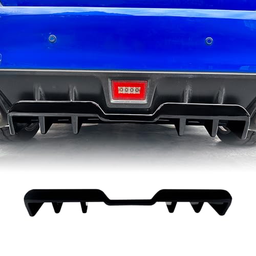 Rear Bumper Diffuser Lip For Subaru WRX STI VA 2015-2021 Black