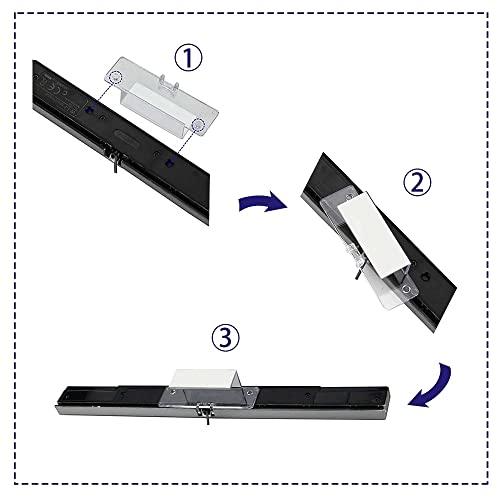 Xahpower Games Accessories Bundle For Wii U, 1 Pack Sensor Bar For Wii/Wii U And 1 Pack Charger For Nintendo Wii U Gamepad #TOP4