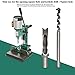 Square Hole Drill Bit, Steel Hardness Sharp Mortising Chisel Set 1/2-Inch, 1/4-Inch, 3/4inch, 3/8-Inch, 5/8-Inch, 5/16-Inch, 9/16-Inch Woodworking Mortiser Drill Bit-7pcs