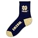NCAA Notre Dame Fighting Irish Team Quarter Socks, Large