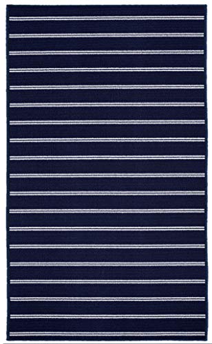 Garland Rug Avery Area Rug, 4 ft x 6 ft, Navy