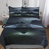[3D-gedrucktes Bettwäsche-Set]: versteckter Reißverschluss, gute Nähte, umweltfreundlicher 3D-Druck, gute Haptik. Luxuriöses Aussehen, leicht zu reinigen