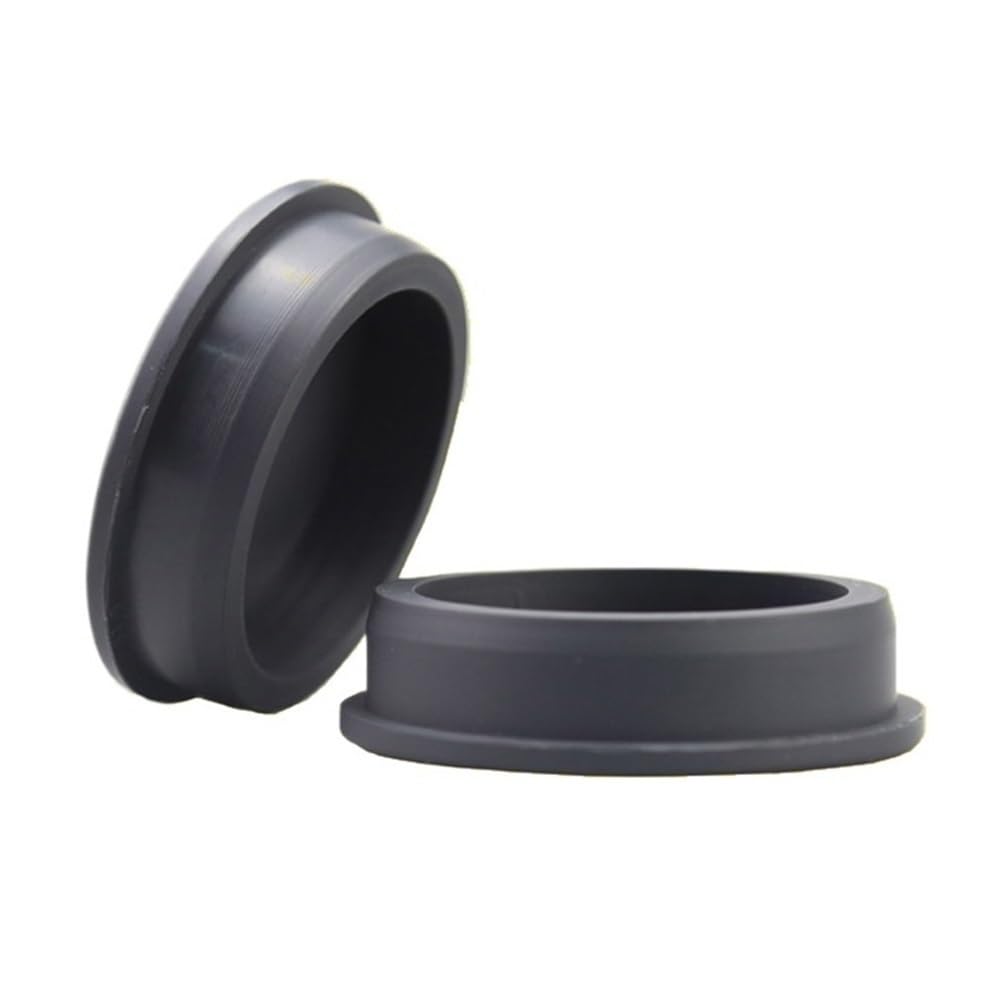 Tapones de Goma Negra Resistentes al Agua, Tapones Redondos de Silicona for sellar Orificios, Tipo T, 10 Unidades(96.3mm)