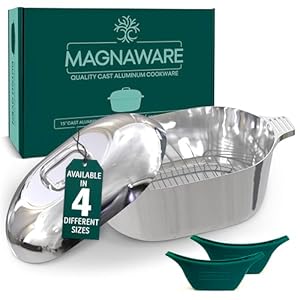 Magnaware Oval-15 Gusseffekt-Aluminium Bräter 9,5L