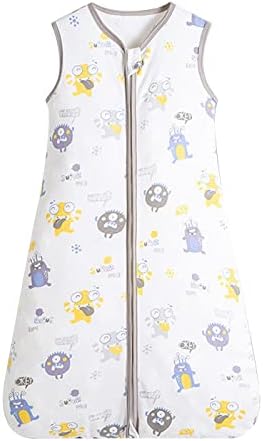 ZIGJOY Baby Sleeping Bag Baby Wearable Blanket Cotton Sleeveless Baby Grow Bag 0.5 TOG Soft Sleep Sack for Infant Toddler Boy Girl 3-9 Months 55-70CM(Jurassic)