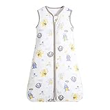 ZIGJOY Baby Schlafsack Baby Wickeldecke Baby Tragbare Decke Baumwolle Ärmellos Baby Grow Bag Swaddle Wrap Weicher Schlafsack für Kleinkinder Jungen Mädchen 9-18 Monate 70-85CM(Kleines Ungeheuer)