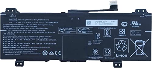 Batterie GH02XL pour HP Chromebook 11A G8 et 14 G6 47.3Wh
