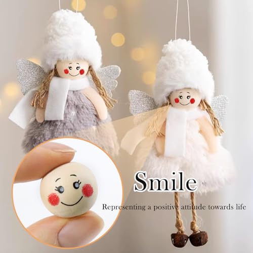 Redamancy 20 Pcs Smiley Wooden Balls, 20mm & 5mm with Hole, Natural Wooden Beads for Crafts & DIY Decorations, Worry Worms, Lucky Worms - Image 4