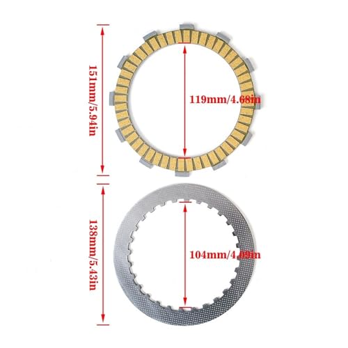 Disques de friction d'embrayage CB750 solution passage de vitesse dur - 6