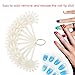 Nail Tip Stick Nail Display Stick Nail Color Card Nail Practice Tool Tips Sticks Transparent Practice Tool for Nails Polish Display Stick