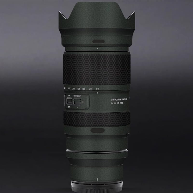 Autocollant anti-rayures Tamron 50-400mm Nikon cuir vert