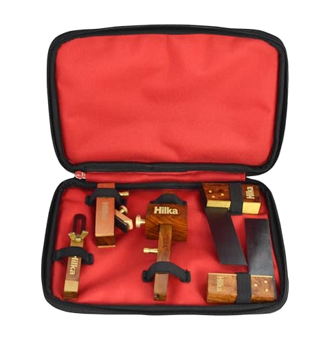 Hilka 43909806 5 PCE Miniature Woodworking Tool Set in Bag