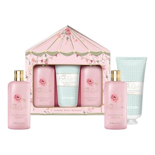 Baylis & Harding Royale Garden Luxuriöses Body Retreat Geschenkset mit Rose, Mohn & Vanille, veganfreundlich, 1 Stück