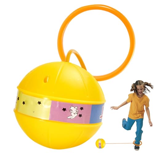 Bola De Salto Al Tobillo, Rebotando En La Bola De Tobillo Luminoso, Pelota Rebotada Brillante con Cuerda para Saltar para Ejercicios De Niños: Juego De Color con Cuerda para Saltar Al Tobillo, Pall
