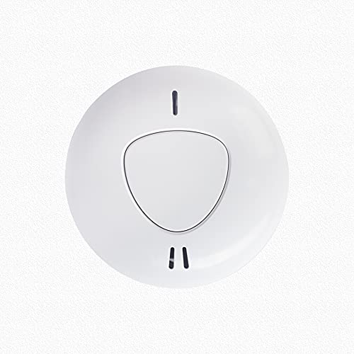 ANKA Rauchmelder Feuermelder mit 10 Jahren Batterielaufzeit, TÜV und EN14604 Zertifizierter Rauchwarnmelder, Feueralarm mit Fotoelektrischem Sensor, AJ-765 Cover