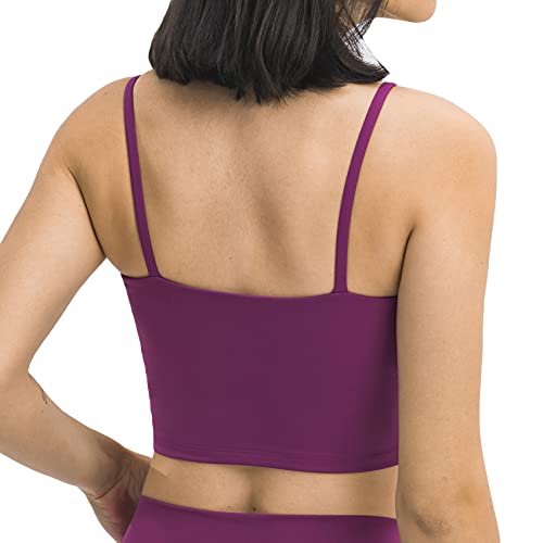 Image of Lemedy Women Padded Sports Bra Fitness Workout Running Shirts Yoga Tank Top