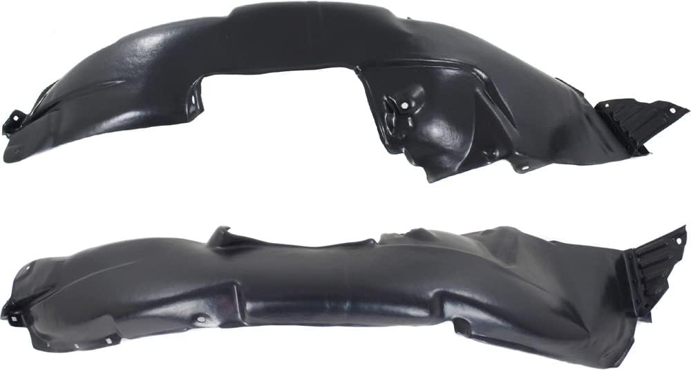 Evan Fischer Fender Liner Front, Driver and Passenger Side Compatible with 2012-2013 Kia Soul Plastic Material, Set of 2, (2) Fender Liners - KI1249127, KI1248127