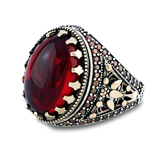 9 Best Sterling Silver Amber Rings That Will Make A Statement