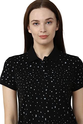 Image of Van Heusen Women's Cotton Regular Fit Polo T-Shirt