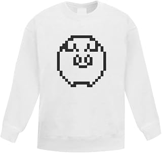 Azeeda 'Pixel Pig' Kid's Sweatshirt/Jumper (9-11 Years) (KW00040048)