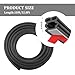 32.8Ft Car Door Seal,Thickened Rubber Automotive Weather Stripping for Hoods,Trunks,Windows,Universal Soundproof Car Weather Stripping Car Accessories for Most Car,Truck,SUV (32.8Ft)